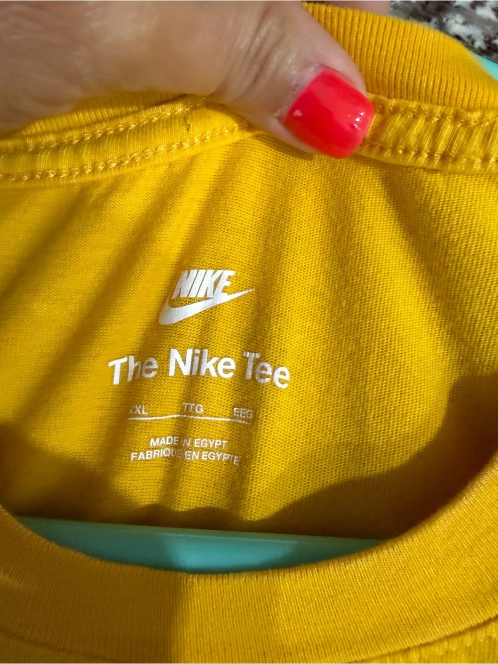 Y2K Nike Men’s Bright Yellow Short Sleeve Crew T-Shirt